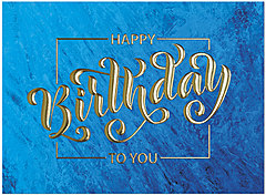 Classic Birthday Card A2252G-W